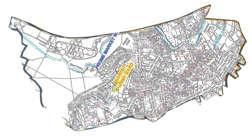 Ward map boundaries 