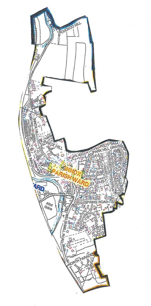Ward map boundaries