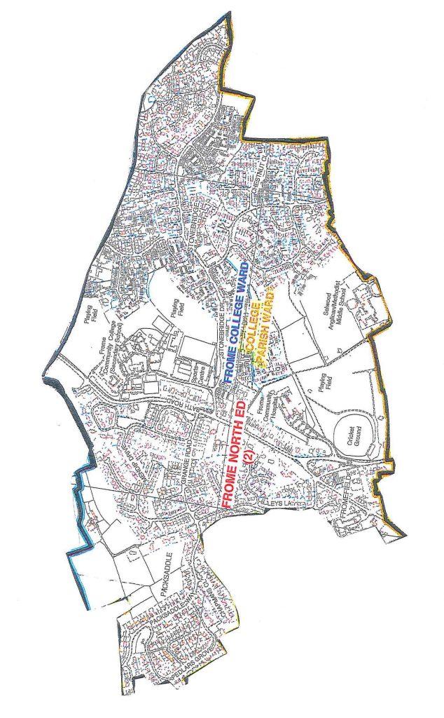 Ward map boundaries 