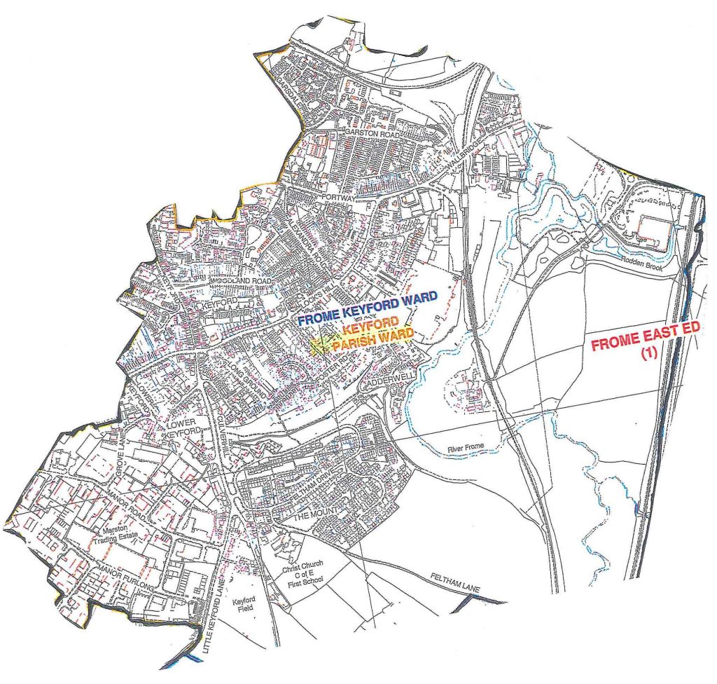 Ward map boundaries 