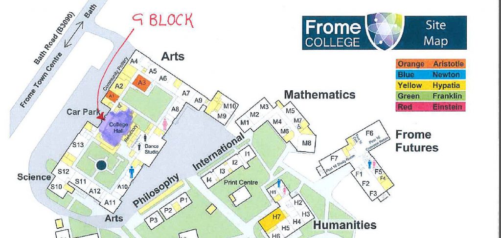 GBLOCK HALL DIRECTIONS