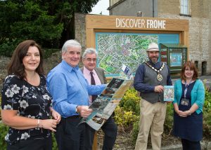 Discover Frome Map_LR Jane Llewellyn-Andrew Prince-Neil Howlett _Frome Mayor Toby Eliot and Tracy Rawlins_9 (2)