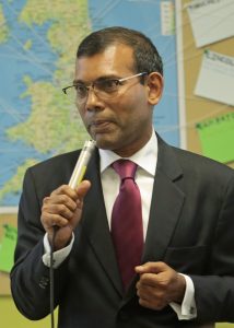 -®David Chedgy _Mohammed Nasheed Former President of the Maldives at the FTC Clean and Healthy Future event at Frome College_21st July 2016_97A4024
