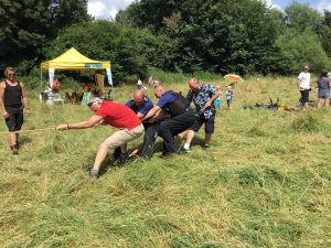 Tug of war at Meadowfest