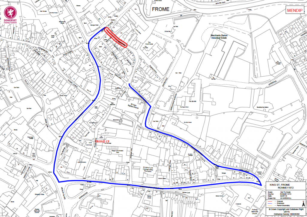 King Street road closure