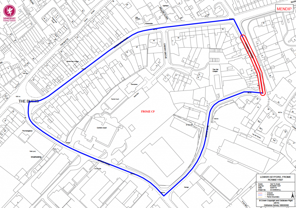 Lower Keyford road closure