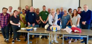 Defibrillator training for council