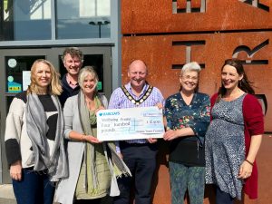 Wellbeing Frome Grant cheque presentation 1