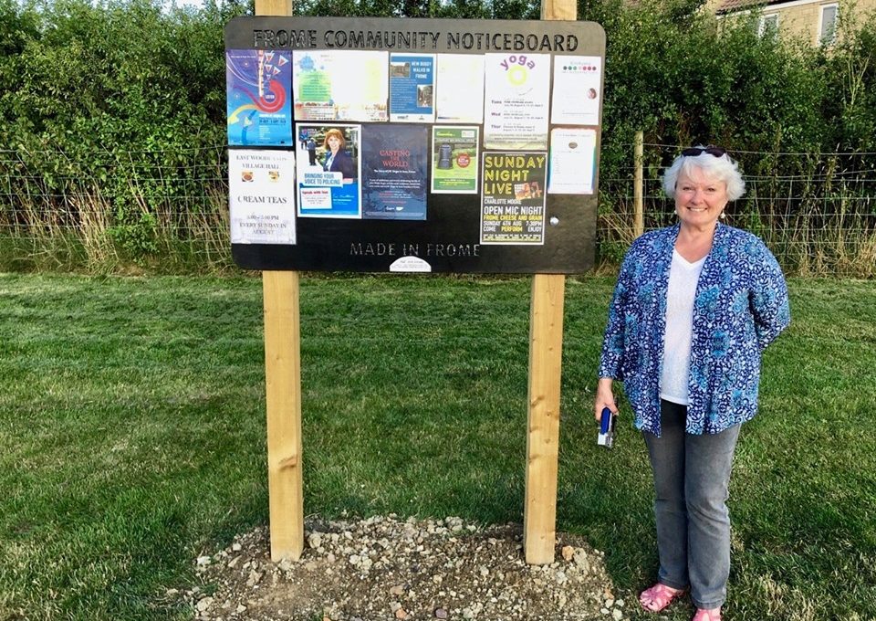 Noticeboard volunteer Frome Town Council