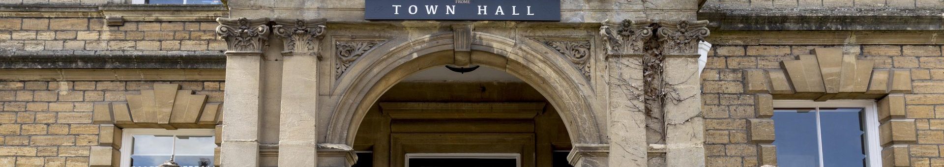 Front entrance of Frome Town Hall