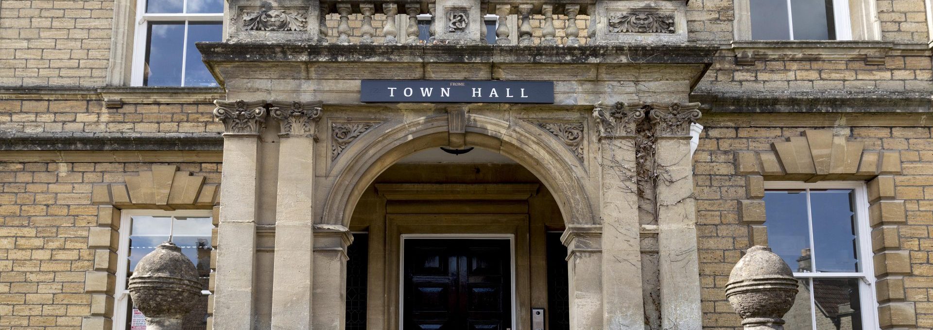 Front entrance of Frome Town Hall