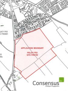Map of Keyford and The Mount development site
