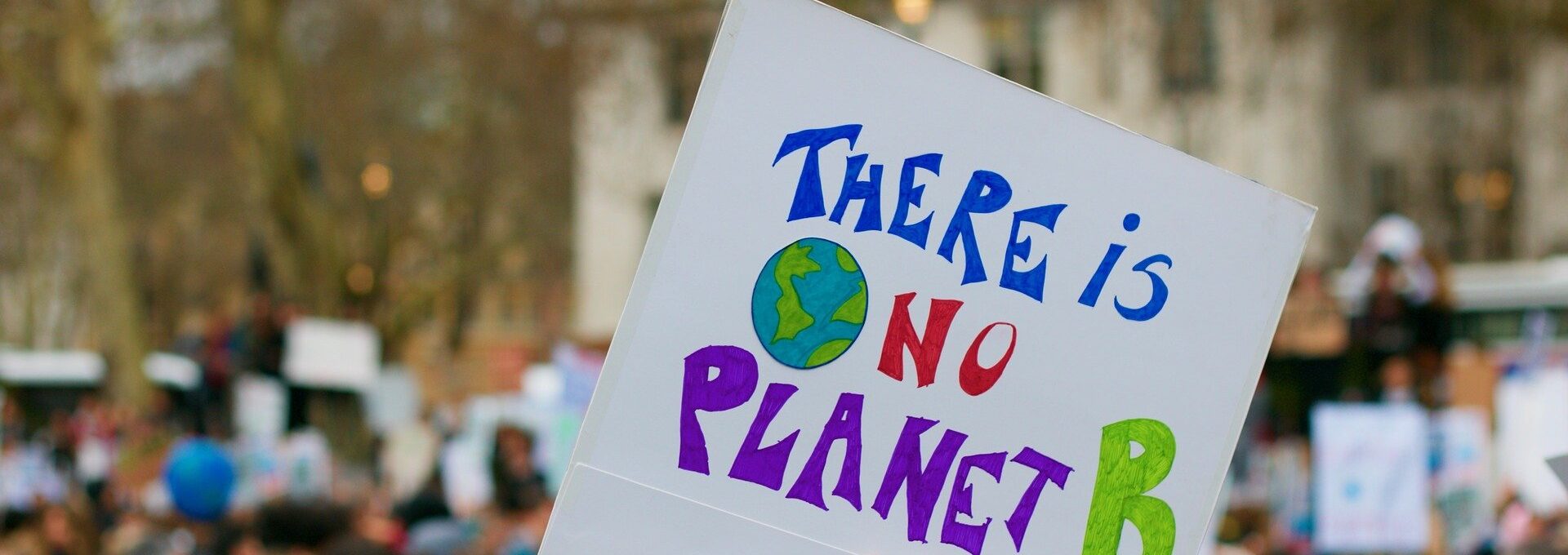 There is no Planet B placard