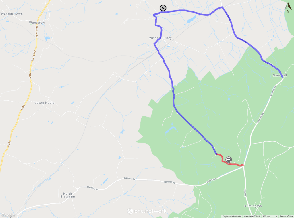 Holt Lane road closure July 2021