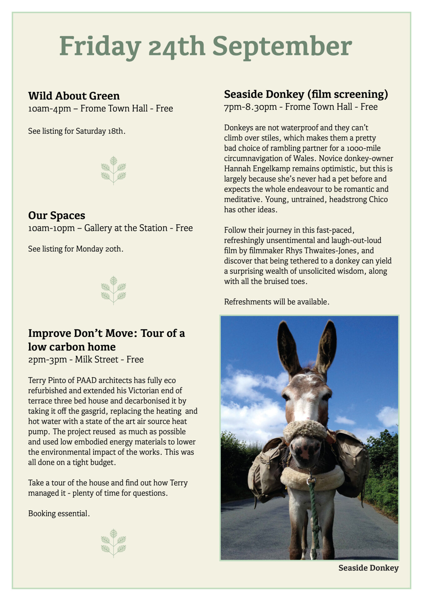 Great Big Green Week 2021 programme page 12