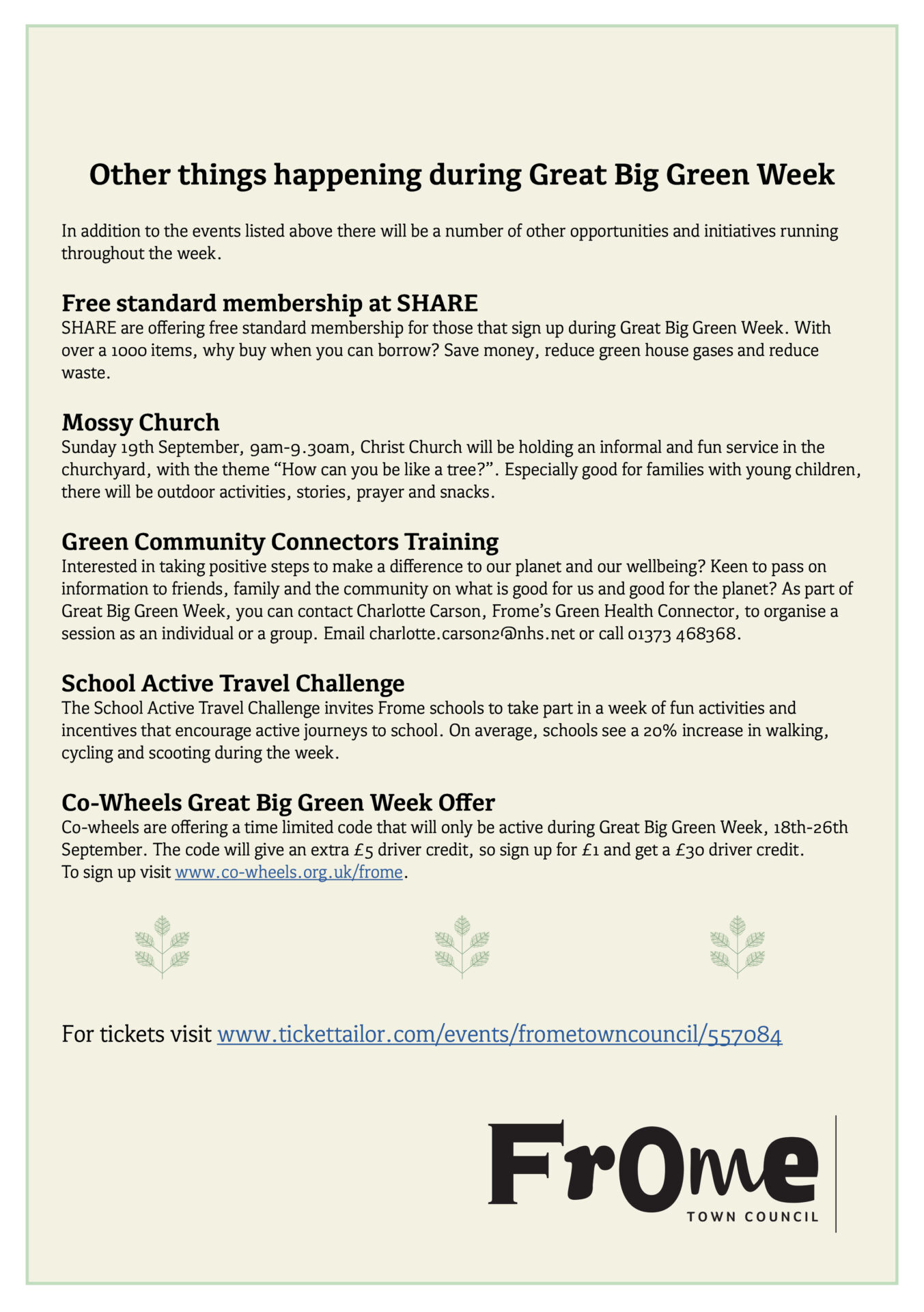 Great Big Green Week 2021 programme page 15