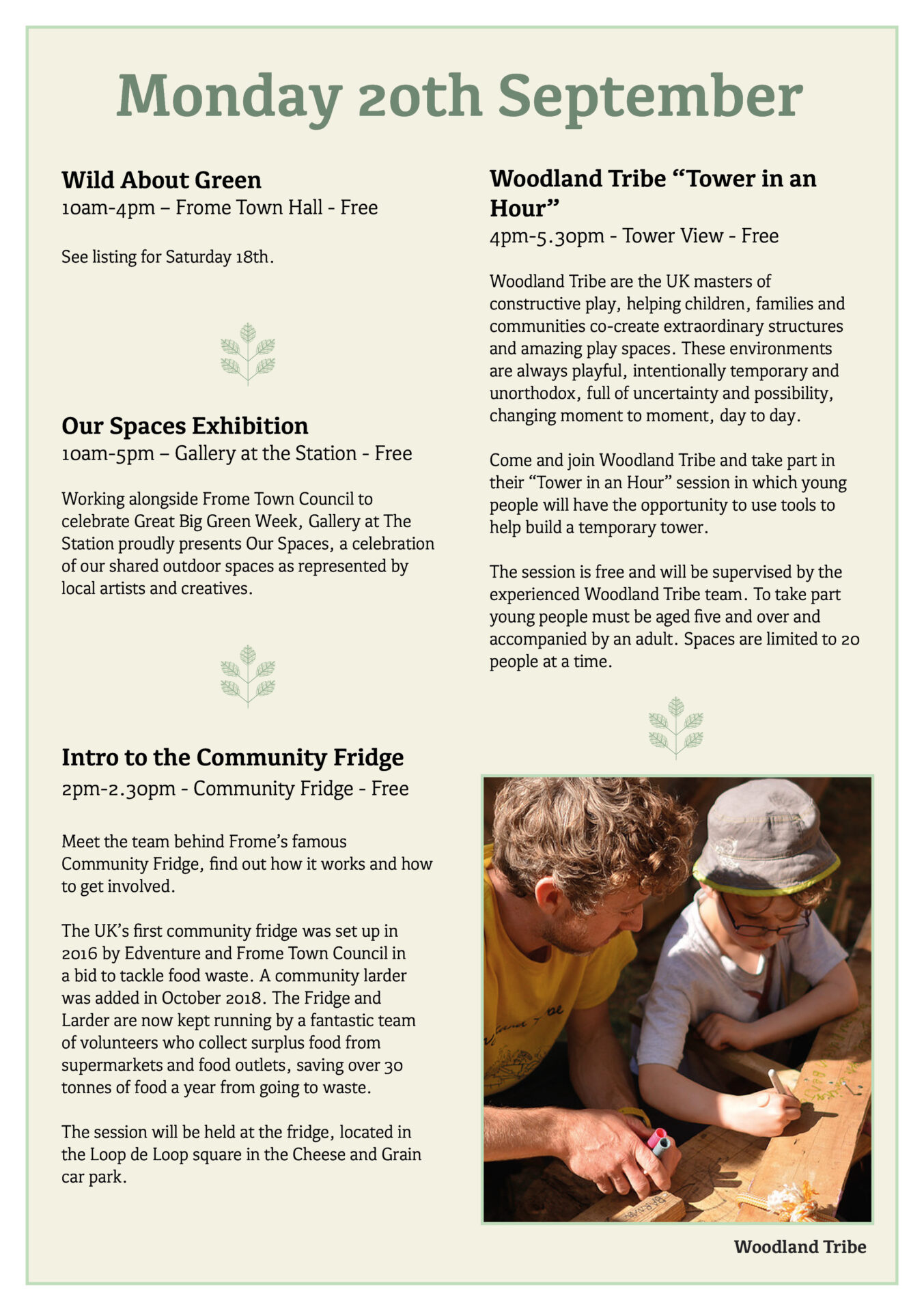 Great Big Green Week 2021 programme page 5