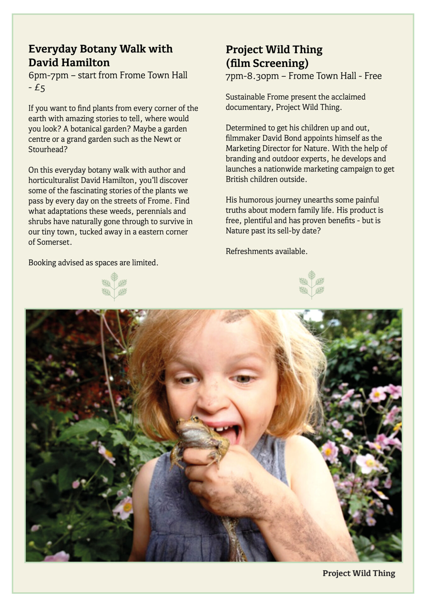 Great Big Green Week 2021 programme page 7