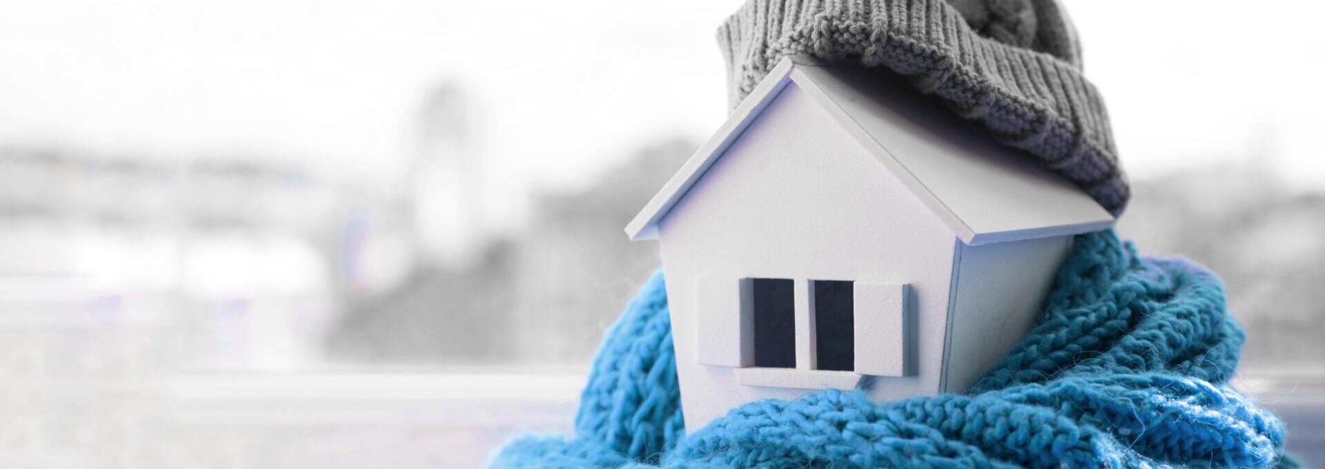 Model house with scarf and hat - Healthy Homes