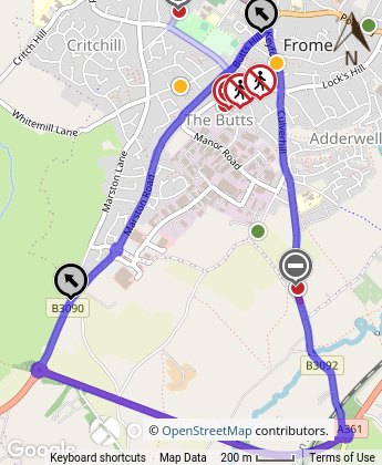 The Mount temporary road closure alternative route map