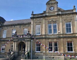 Town Hall dressed for Jubilee
