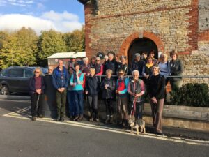 group photo of Frome Walkers are Welcome